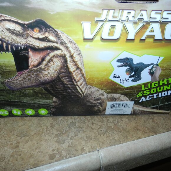 Jurassic Voyage Full Action Dinosaur  RC Remote  🆕📦⌚🏃🏻💨⚡🚚 - Picture 10 of 16